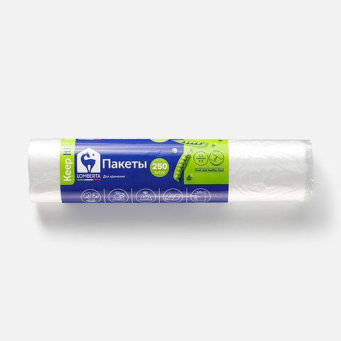 Изображение товара Пакеты Lomberta, для хранения и заморозки, 250 шт.