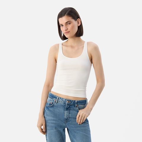 Изображение товара Женская майка Belle You, белая, 44 RU