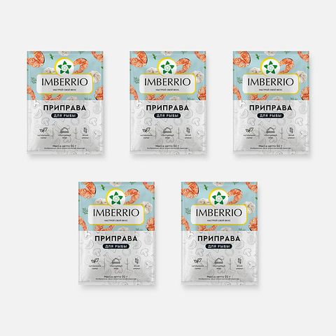Изображение товара Приправа для рыбы Imberrio, 5 шт. х 20 г