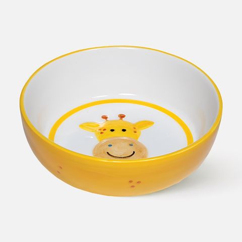 Изображение товара Миска Triol для кошек и собак, керамическая, белая и оранжевая, 300 мл, 1 шт.