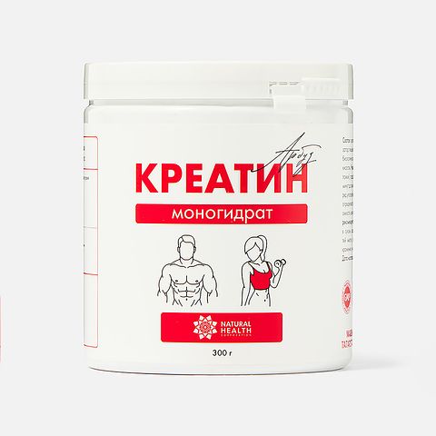 Изображение товара Креатин Natural Health, со вкусом арбуза, порошок, 300 г