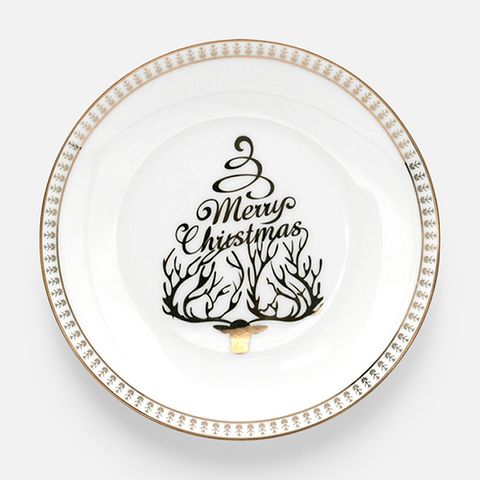 Изображение товара Тарелка Merry christmas керамическая, 15 см, 1 шт.