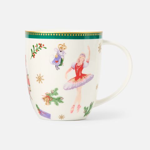 Изображение товара Кружка Щелкунчик новогодняя, фарфор, 370 мл, 1 шт.