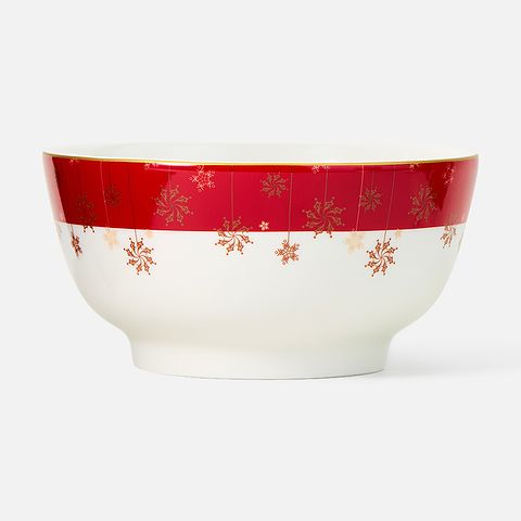 Изображение товара Салатница Дед мороз новогодняя, фарфор, 14 см, 1 шт.