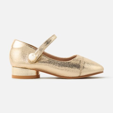 Изображение товара Туфли для девочек Mankiz, золотистые, 36 RU