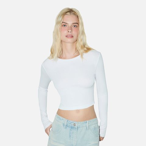 Изображение товара Женский лонгслив Befree, белый, 48 RU