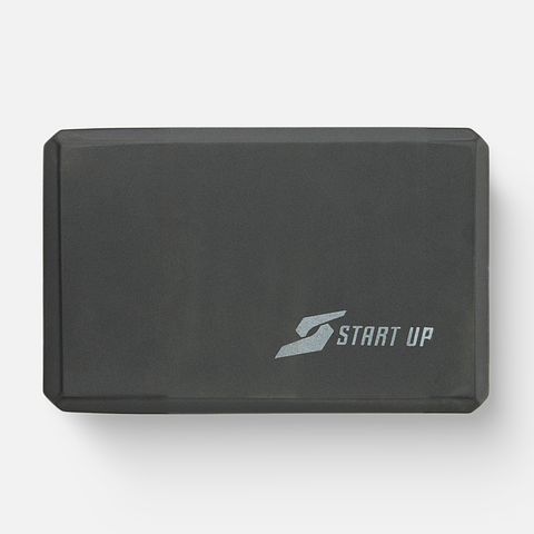 Изображение товара Блок для йоги Start up NT18022, 22,8х15,2х10 см, серый/оранжевый, 1 шт.