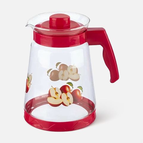 Изображение товара Кувшин Mallony, из жаропрочного стекла, красный, 2,5 л