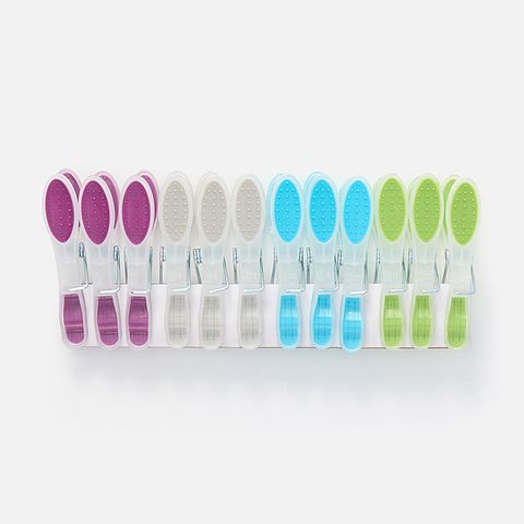 Изображение товара Набор декорированных прищепок для белья, пластмасса, силикон, 12шт, 1 шт.