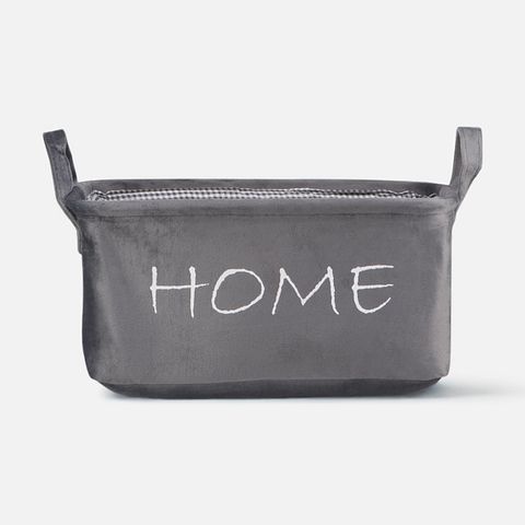 Изображение товара Корзина для хранения Handy Home Велюр 34 x 22 x 16 см, 1 шт.