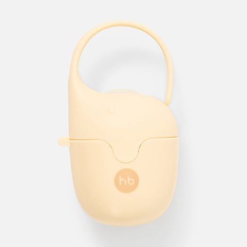Изображение товара Контейнер для пустышек Happy Baby футляр для соски и пустышки, кремовый, 1 шт.