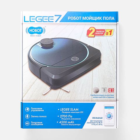 Изображение товара Робот-пылесос Hobot Legee 7, чёрный