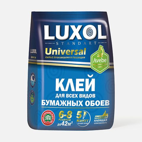 Изображение товара Клей обойный Luxol универсальный, для бумажных обоев, 180 г