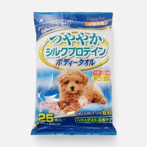 Изображение товара Влажные полотенца для собак Japan Premium Pet, с целебными свойствами мёда, 25 шт.