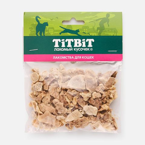 Изображение товара Говяжье лёгкое Titbit, для кошек, 8 г