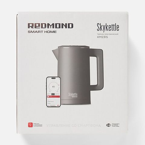 Изображение товара Чайник электрический Redmond KM231S 1.7 л серый, 1 шт.