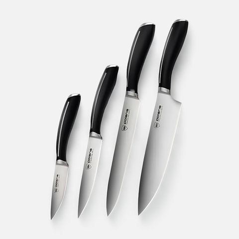Изображение товара Набор стальных ножей Polaris, Stein-4SS, чёрный, 4 предмета