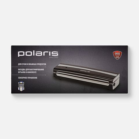 Изображение товара Вакуумный упаковщик Polaris Pvs 1300, 130 Вт, чёрный