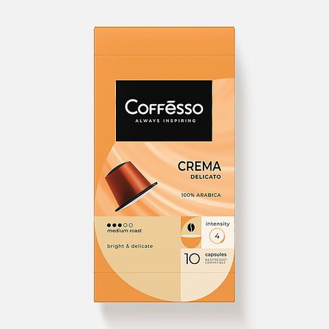Изображение товара Кофе в капсулах Coffesso, Crema Delicato, для кофемашин Nespresso, 10 шт.