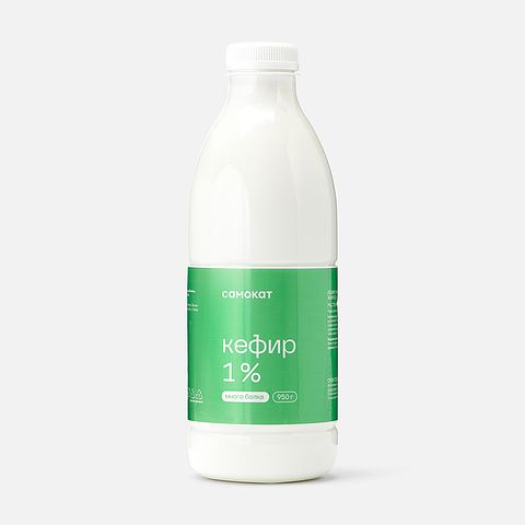 Изображение товара Кефир Самокат, 1%, 950 г