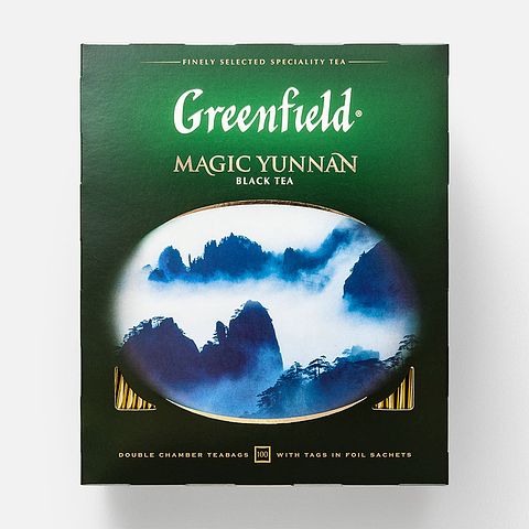 Изображение товара Чёрный чай Greenfield, Magic Yunnan, в пакетиках, 100 шт.