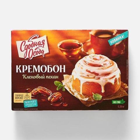 Изображение товара Пирог Кремобон Сдобная особа, кленовый пекан, 380 г