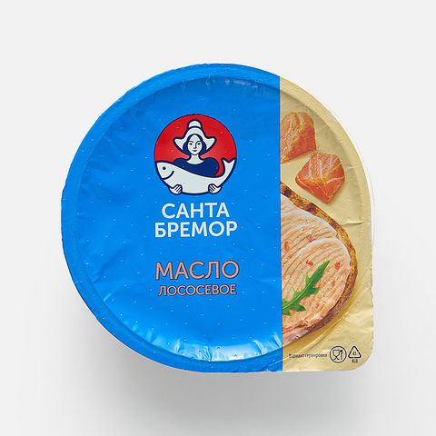 Изображение товара Масло Санта Бремор, бутербродное, лососёвое, 100 г