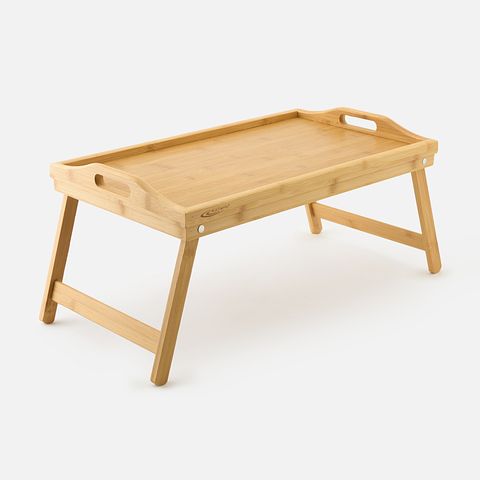 Изображение товара Столик-поднос для завтрака, со складными ножками, 50x30x23 см, бамбук