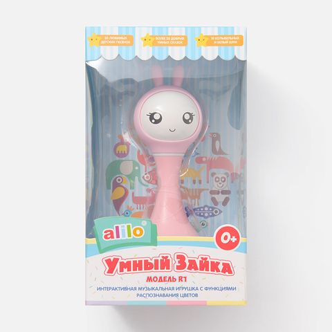Изображение товара Игрушка Alilo R1 Умный зайка интерактивная, музыкальная, распознавание цветов, 1 шт.