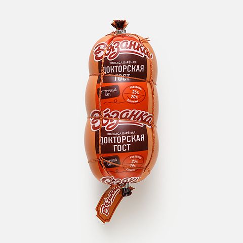 Изображение товара Докторская колбаса Вязанка, ГОСТ, 400 г