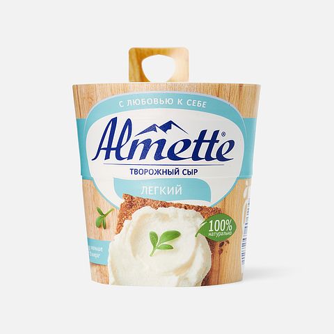 Изображение товара Творожный сыр Almette, Лёгкий, 53%, 150 г