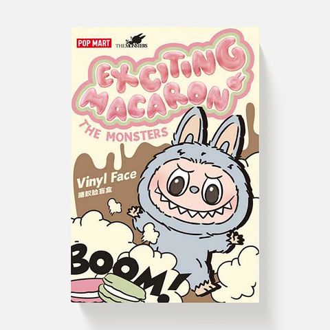 Изображение товара Игрушка-брелок Pop Mart Labubu The Monsters, Macarons Pendant Single, Blind Box, 17 см