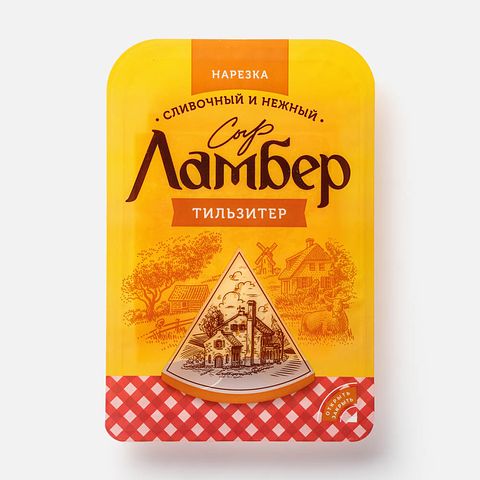 Изображение товара Тильзитер Ламбер, 50%, нарезка, 150 г