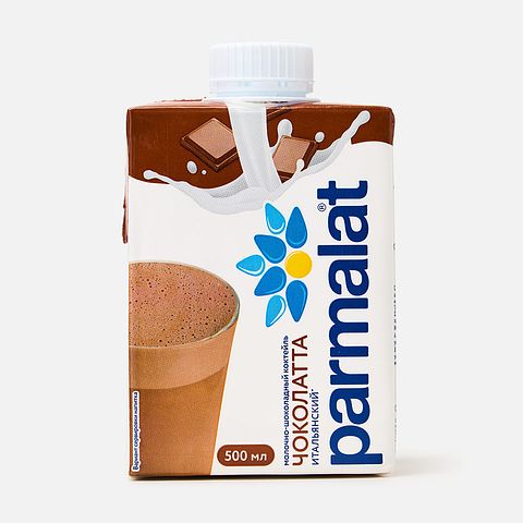 Изображение товара Шоколадный молочный коктейль Parmalat, Чоколатта, 500 мл