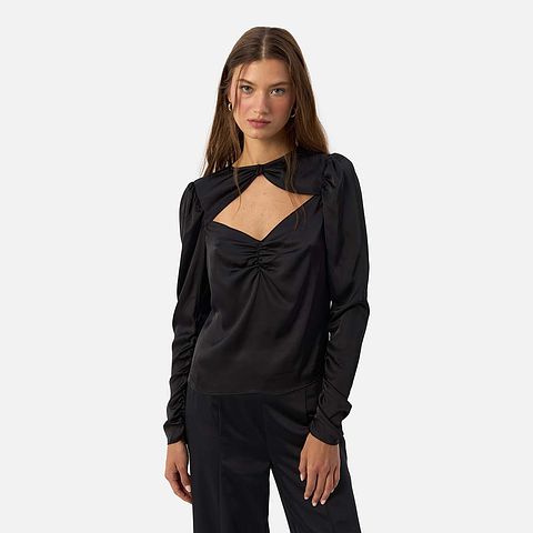 Изображение товара Женская блуза H&M, чёрная, 50 RU