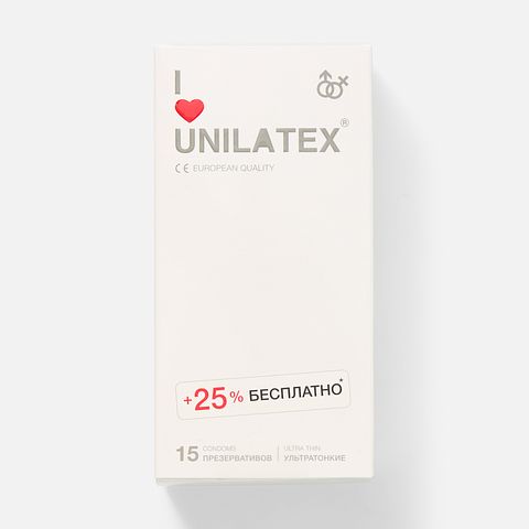 Изображение товара Презервативы Unilatex UltraThin, 15 шт.