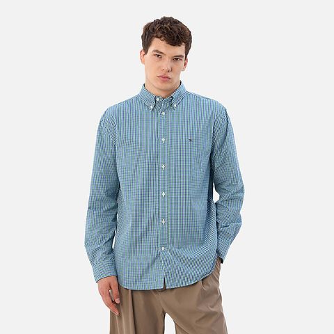 Изображение товара Мужская рубашка Tommy Hilfiger, зелёная, 54 RU