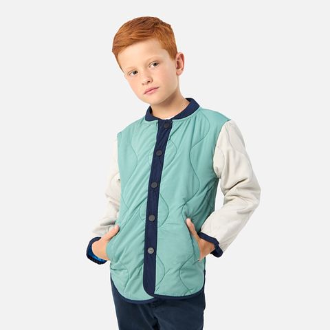 Изображение товара Куртка Mexx, для мальчиков, зелёно-голубая, 110