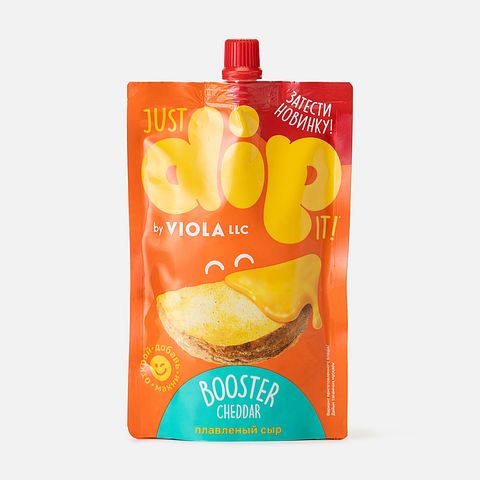 Изображение товара Плавленый сыр Viola, Booster Cheddar, 180 г