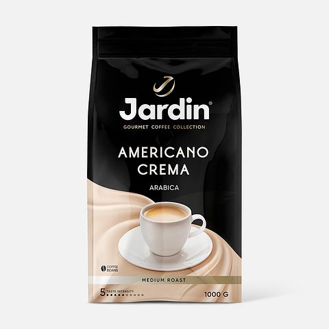 Изображение товара Кофе в зёрнах Jardin, Americano Crema, средняя обжарка, 1 кг