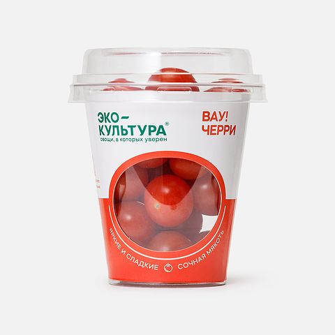 Изображение товара Красные томаты черри Эко-культура, Вау, в шейкере, 200 г