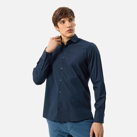 Изображение товара Мужская рубашка Tommy Hilfiger, синяя, L