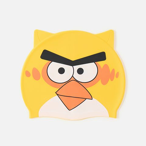 Изображение товара Из Китая: Шапочка для плавания Mystyle для детей, angry birds, желтая, 1 шт.