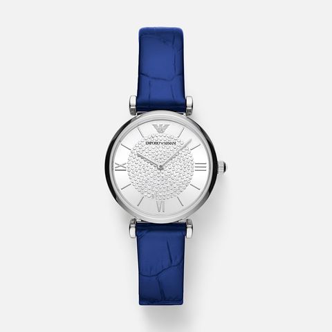 Изображение товара Женские наручные часы Emporio Armani, серебристые, синие