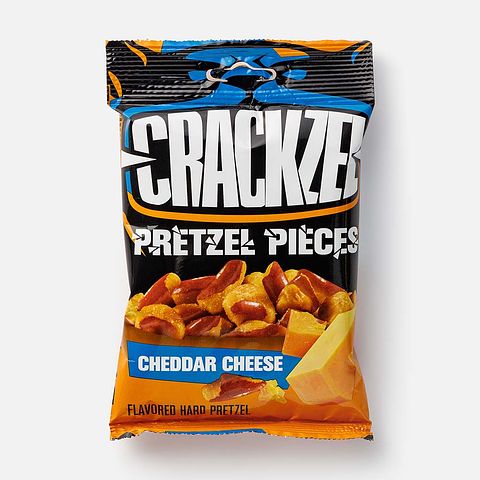 Изображение товара Снеки Crackzel Pretzel Pieces, чеддер, 65 г