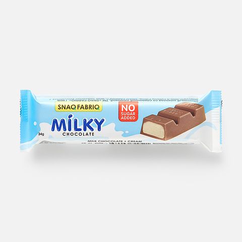 Изображение товара Молочный шоколад Snaq Fabriq, без сахара, со сливочной начинкой, 34 г