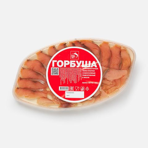 Изображение товара Филе горбуши Рыба меч, Деликатесная, в масле, 150 г