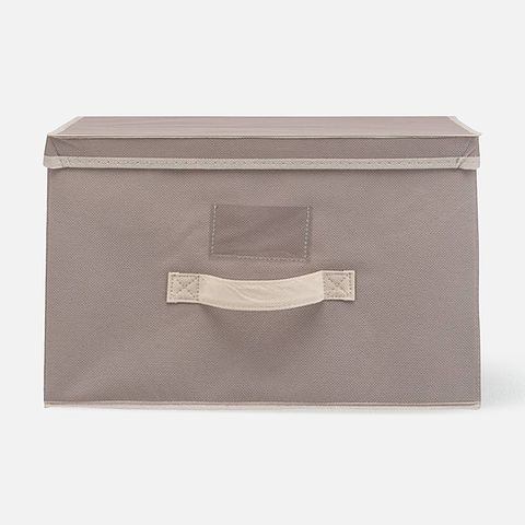 Изображение товара Короб для хранения Handy Home Вельвет, серый, 50x40x25 см