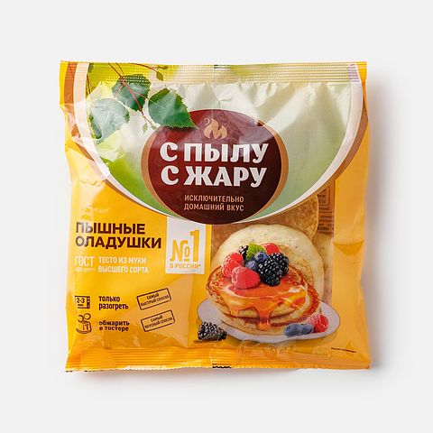 Изображение товара Домашние оладьи С пылу с жару, заморозка, 280 г