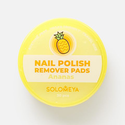 Изображение товара Салфетки для снятия лака Solomeya, без ацетона, с ароматом ананаса, 30 шт.